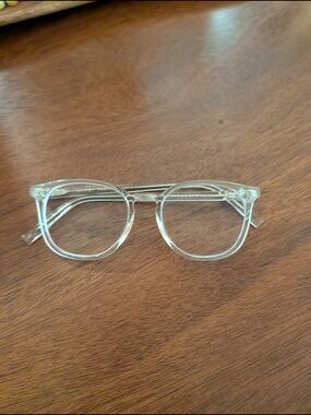 Clear Round Frame Glasses by